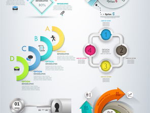 立体课件与信息图素材 AI模板资源库助力科技信息咨询服务